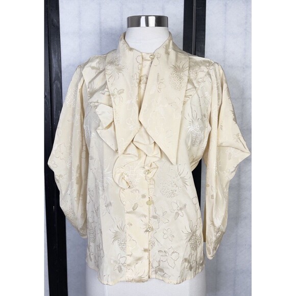 Emanuel Ungaro Top. 6 Medium Silk Blouse - Picture 1 of 6